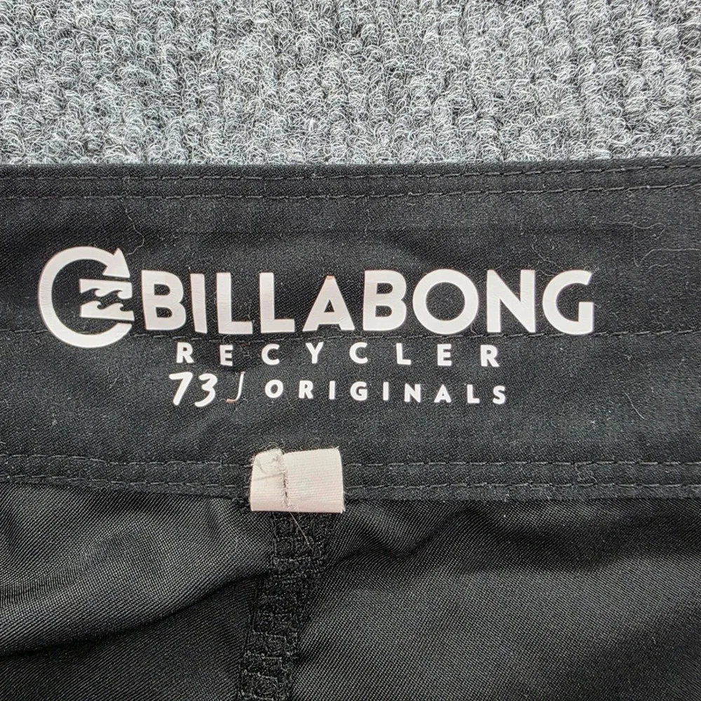 Billabong Board‎ Shorts Mens 38 Black Recycler 73 Originals Swim Trunks M161TBSE